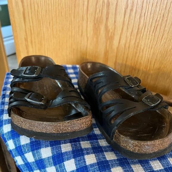 Birkenstock women’s sandals, black leather, women's size 36 (US 5.5 -6) - Picture 4 of 8